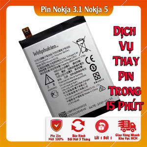 Pin Webphukien cho Nokia 3.1 , Nokia 5 Việt Nam HE336 - 2900mAh Pin Webphukien cho Nokia 3.1 , Nokia 5 Việt Nam HE336 - 2900mAh